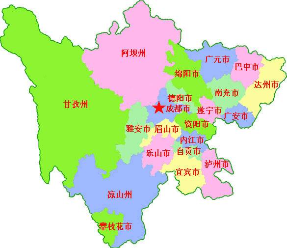 四川10月自考各（市区县）考点汇总[附路线参考图]