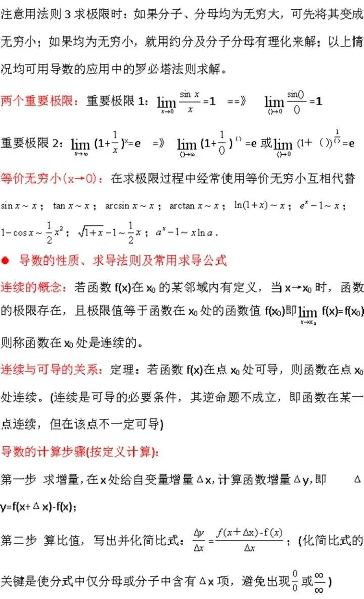 成考超实用复习攻略——高等数学一&二（专升本）